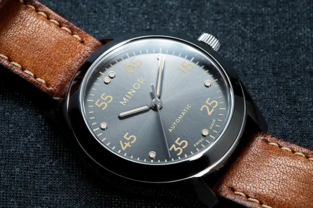 Reloj Automático Swiss Made Minor Heritage Elegance Grey - minorwatches.com